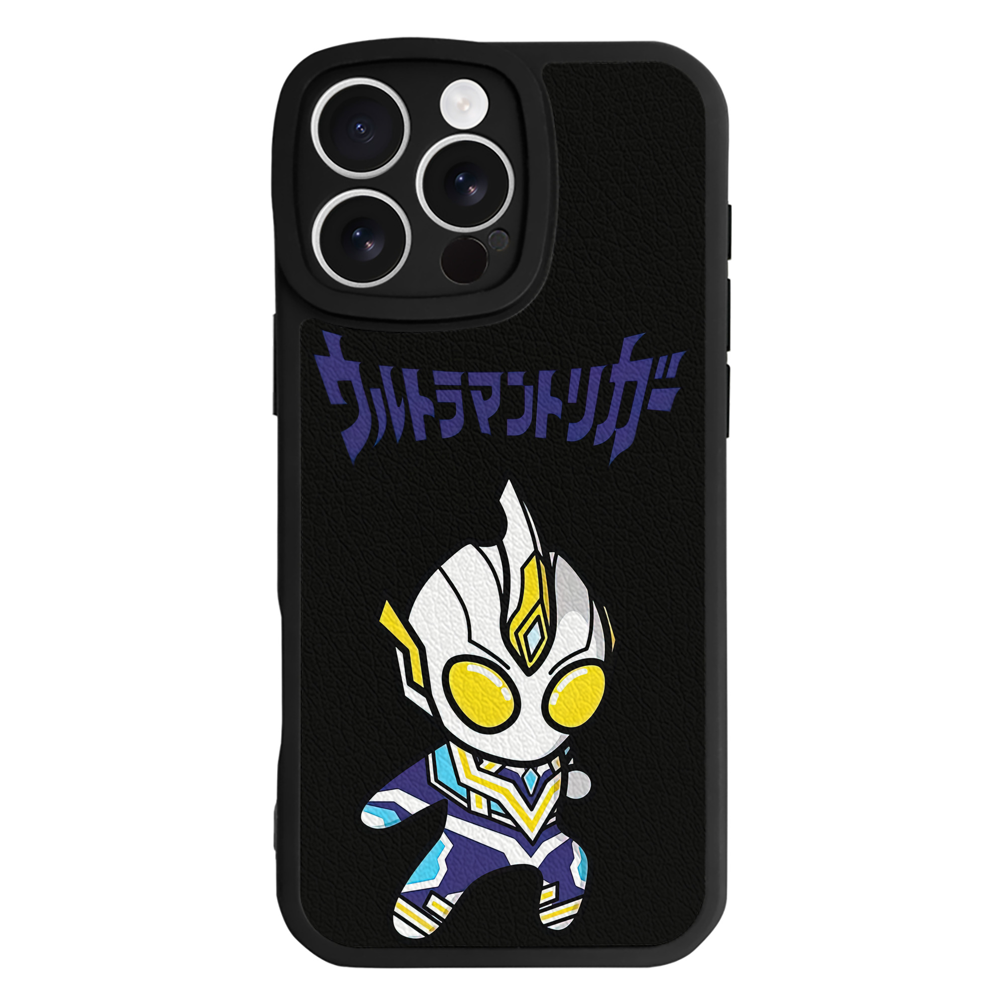 （画像用） ウルトラマン Ultraman 【iPhone 16シリーズ対応】シリコンスマホケース（レザー調） 材質：シリコン